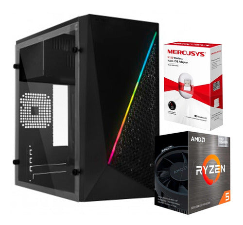 Pc Gamer Barata Amd Ryzen 5600g Ram 8gb Ddr4 240gb Ssd Wifi 8 Gb