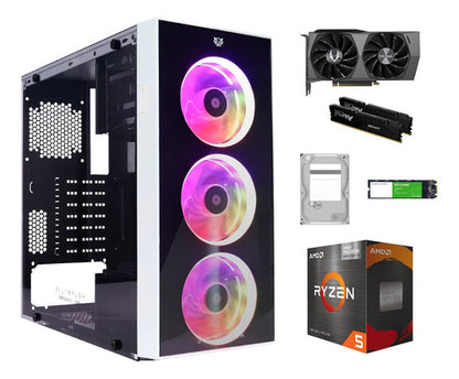 Pc Gamer Rtx 3060 Ryzen 5600g Ram 16gb Ddr4 480 Ssd, 2 Tb