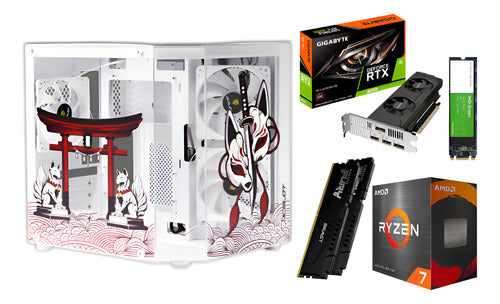 Pc Gamer Anime Ookami Rtx 3050 Ryzen 7 Ram 32gb 1tb M.2 Wifi 1 Tb 32 Gb Nvidia Rtx 3050