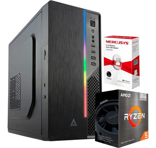 Pc Gamer Cpu Amd Ryzen 5600g Ram 16gb Ddr4 480gb Ssd Wi-fi