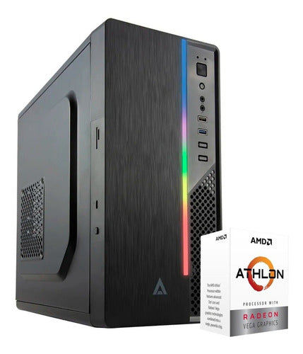 Pc Escritorio Cpu Amd Athlon 3000g 16gb Ram 240 Gb Ssd Wi Fi 16 Gb