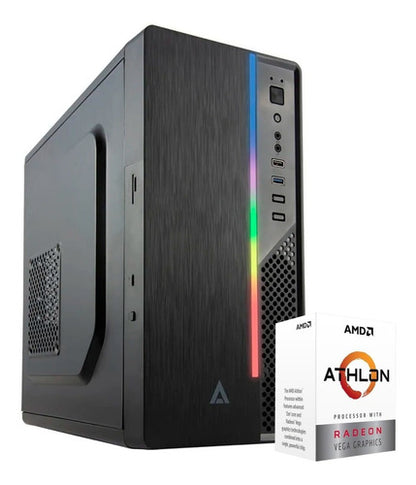 Pc Escritorio Cpu Amd Athlon 3000g 16gb Ram 240 Gb Ssd Wi Fi 16 Gb