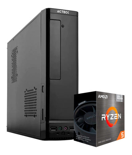 Pc Gamer Slim Cpu Amd Ryzen 5600g Ram 16gb 240gb Ssd Wi-fi 16 Gb