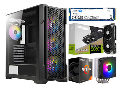 Pc Gamer Rtx 5060 Ti 16gb Ryzen 7 5700x 32gb 1tb M.2 Wifi 1 Tb 32 Gb Nvidia Rtx5060