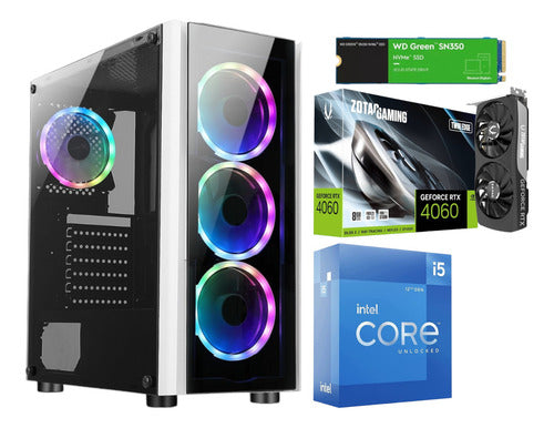 Pc Gamer Rtx 4060 8gb Intel I5 Ram 16gb Ddr4 1 Tb Ssd 80+