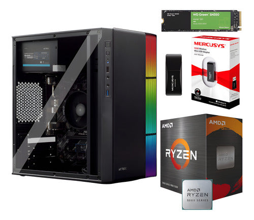 Pc Gamer Cpu Amd Ryzen 5600g Ram 32gb Ddr4 480gb Ssd Wi-fi