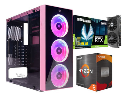Pc Gamer Rgb Rtx 3060 8gb Ryzen 5 Ram 32gb Ssd 1tb 80+