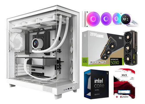 Pc Gamer Clikea Rtx 5090 Core Ryzen 9 9950x 128gb 4tb Kraken 4 Tb 128 Gb Rtx 5090