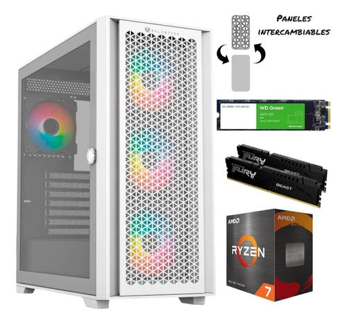 Pc Gamer Ryzen 7 5700g Nvidia Rtx 3060 Ram 32gb Ddr4 Ssd 1tb