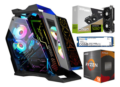 Pc Gamer Rtx 5060 Ti 16gb Ryzen 9 5900x 32gb 1tb Ir02 Liquid 1 Tb 32 Gb Rtx 5060 Ti 16gb