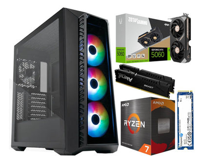 Pc Gamer Rtx 5060 Ryzen 7 5700g 8core 1tb Ssd 32g Ram Ddr4 16 Gb