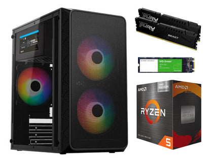 Pc Gamer Cpu Amd Ryzen 5600g Ram 64gb Ddr4 1 Tb Ssd Wi-fi 64 Gb