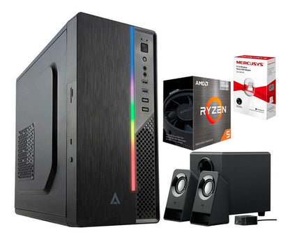 Pc Gamer Cpu Amd Ryzen 5600g Ram 16gb Ddr4 1 Tb Ssd Wi-fi