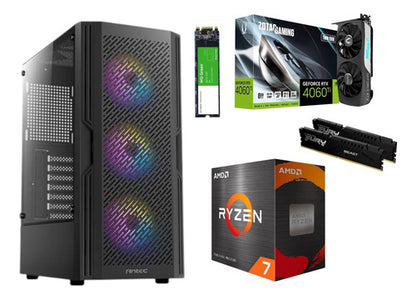 Pc Gamer Rtx 4060 Ti  Ryzen7 5800x 1tb M.2 Ram 32gb  Wifi 32 Gb