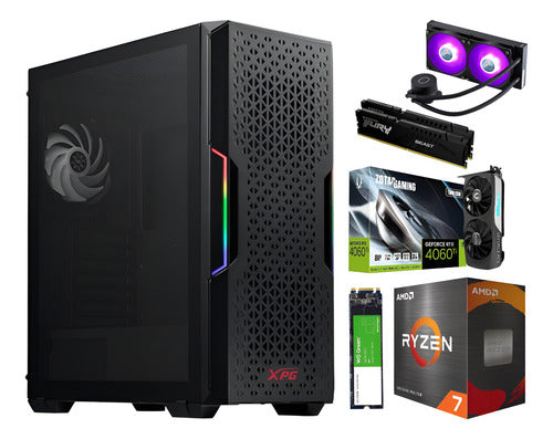 Pc Clikea Rtx 5060 Ti Ryzen 7 5700g 32gb 1tb A520 32 Gb