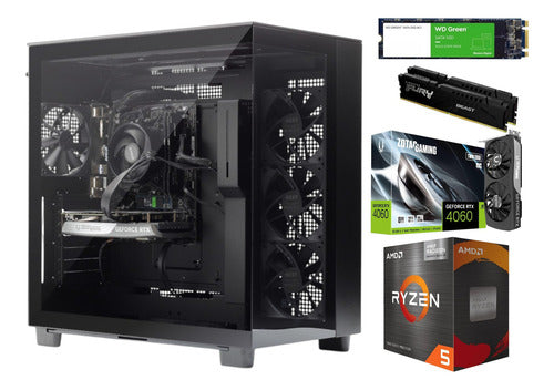 Pc Gamer Moderna Amd Ryzen 5 Rtx 4060 Ram 32gb 1tb H9 32 Gb