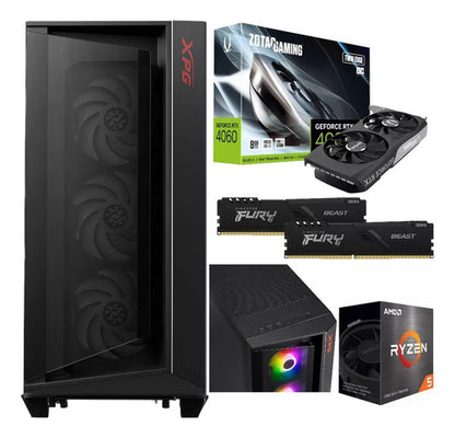 Pc Gamer Rtx 4060 Ryzen 7 Ram 16gb Ddr4 1 Tb Ssd 80+ 16 Gb