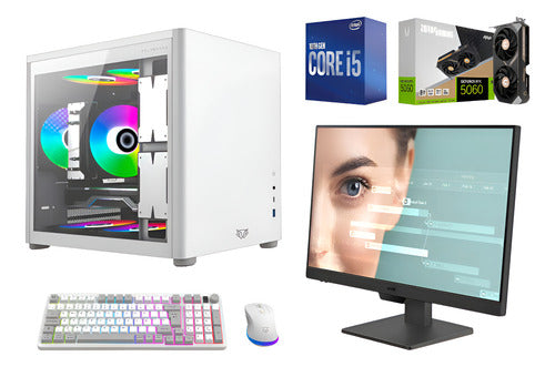 Kit Pc Diseño 'cassandre' Core I5 Rtx 5060 Monitor + Teclado 1 Tb 16 Gb Nvidia Rtx5060