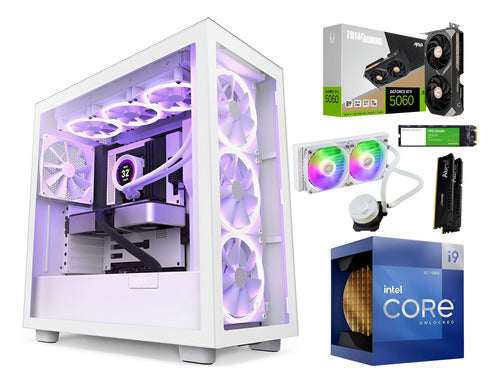 Pc Gamer Clikea 5060 Intel Core I9 32gb Ram 1tb Nzxt H7 Líq 32 Gb