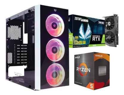 Pc Gamer Rgb Rtx 3060 8gb Ryzen 5 Ram 32gb Ssd 1tb 80+