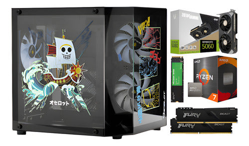 Pc Gamer Anime One Piece Rtx 5060 Ryzen 7  32gb Ram 1tb Nvme 1 Tb 32 Gb Nvidia Rtx5060