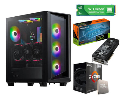 Pc Gamer Rtx 5070 Cpu Ryzen 7 Ram 32gb Ddr4 1tb M.2 Wifi 32 Gb