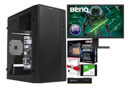 Kit Pc Escritorio Intel Cpu Ram 8gb Ddr4 Ssd + Monitor 480gb 8 Gb