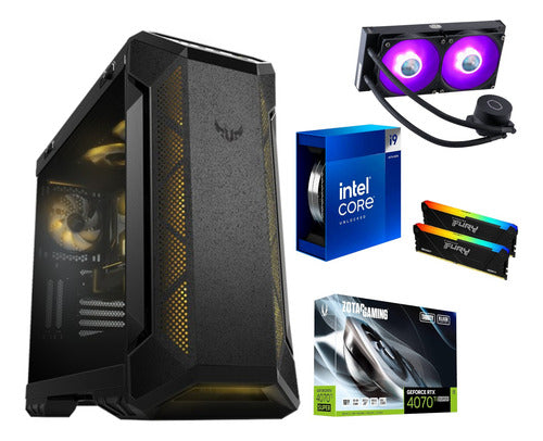 Pc Gamer Rtx 4070 Ti Super Intel I9 14900kf 64gb Ddr5 1tb  64 Gb