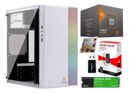 Pc Gamer Ryzen 7 8700g Ai Ram 32gb Ddr5 500 Gb Ssd M.2 Wi-fi 32 Gb