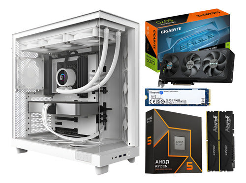 Pc Gamer Rtx 5070 Cpu Ryzen 5 9600x 32gb Ddr5 1tb M.2 H6 32 Gb