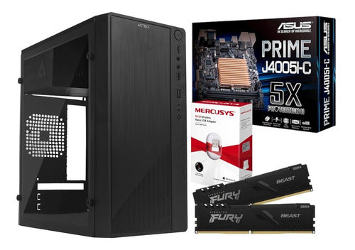 Pc De Escritorio Intel Cpu Ram 16gb Ddr4 240gb Ssd Wifi 16 Gb