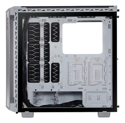 Gabinete Adata Xpg Battlecruiser Argb Vidrio 4 Ventiladores Color Blanco