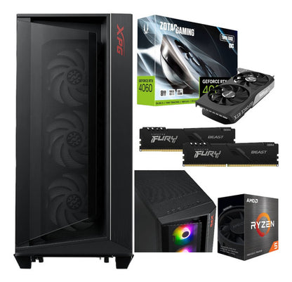Pc Gamer Rtx 4060 Ryzen 5 Ram 32gb Ddr4 1 Tb Ssd 80+ 32 Gb