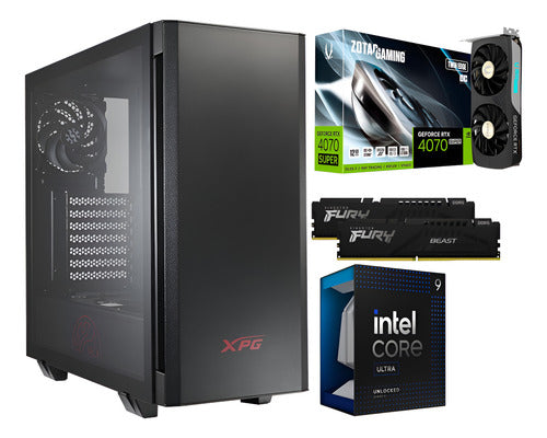 Pc Gamer Rtx 4070 S Intel Core Ultra 9 285k 64gb Ddr5 1tb 64 Gb