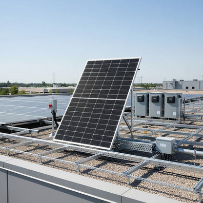 Módulo Solar 480w Et Solar Topcon Grado A 43vcc Negro 37.13v 43.27v