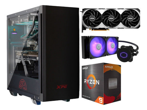 Pc Gamer 4070 Ti Ryzen 9 5900x Ram 32gb 1 Tb Ssd Nvme Wifi 64 Gb