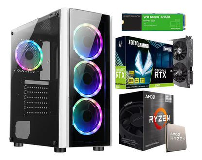 Pc Gamer Rtx 3060 8gb Cpu Intel I5 12400f Ram 16gb 480 Ssd  16 Gb