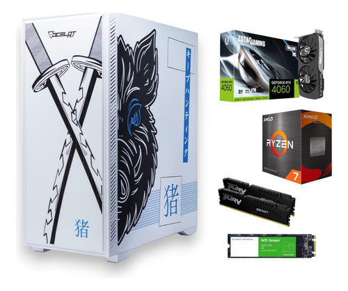 Pc Gamer Anime Rtx 4070 Ti Super Ryzen 7 5800x 32gb 1tb M.2 32 Gb