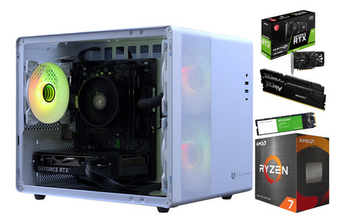 Pc Gamer Rtx 3050 Ryzen 7 5700g 32gb Ddr4 Ram 1 Tb M.2 Ssd 32 Gb