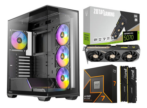 Pc Gamer Potente Ryzen 7 9700x Rtx 5070 Ddr5 32gb 2tb Nvme 32 Gb