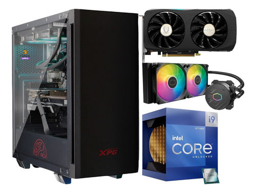 Pc Gamer Diseño Rtx 4070 Intel I9 Ram 128gb 1tb Liquido  128 Gb