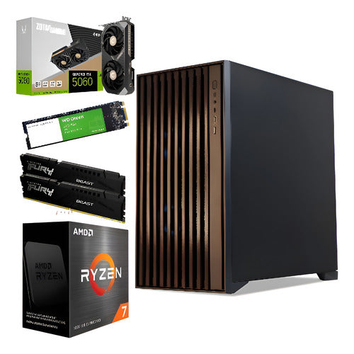 Pc Gamer Cpu Ryzen 7 5700g Rtx 5060 Ram 32 Gb Ddr4 1 Tb Ssd 1 Tb 32 Gb Nvidia Rtx5060