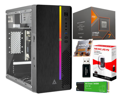 Pc Gamer Ryzen 7 8700g Ai Ram 32gb Ddr5 1tb Ssd M.2 80+ 32 Gb