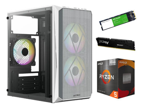 Pc Gamer Gi630 Ryzen 5600g Ram 8gb Ddr4 250gb Ssd Wi-fi 8 Gb
