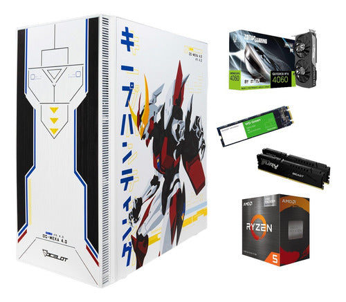 Pc Gamer Rtx 4060 Ryzen 5 1tb Nvme M.2 32gb Ram Ddr4 Wifi 32 Gb