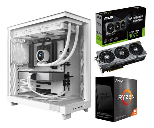 Pc Gamer 4070 Ti Ryzen 9 5900x Ram 64gb 1tb Ssd Nvme Nzxt H6 64 Gb