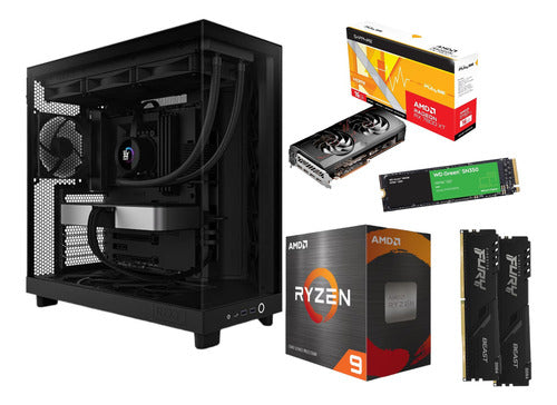 Pc Gamer Nzxt Amd Rx 7800xt  Ryzen 9 5900x  64gb 1 Tb  64 Gb