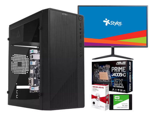 Pc De Escritorio Rapida Intel Cpu Ram 8gb Ddr4 480gb Ssd Wif 8 Gb