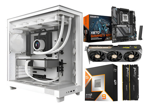 Pc Gamer Ryzen 7 9800x3d Rtx 5070 Ti Ddr5 32gb 1tb Ssd H6 1 Tb 32 Gb Rtx 5070ti