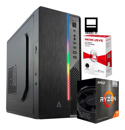 Pc Gamer Ryzen 7 5700g 8 Core Ram 32gb 240 Gb Ssd B550 32 Gb